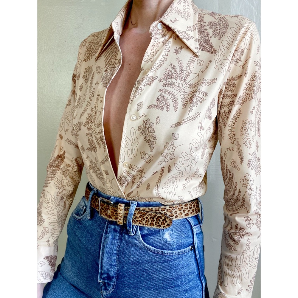Vintage 70s sears blouse